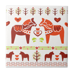 Dala Horse Tegeltje