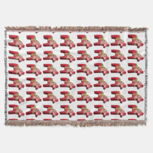 Dala Horse Throw Blanket Deken