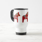 Dala Horse Travel Mug Reisbeker (Voorkant links)