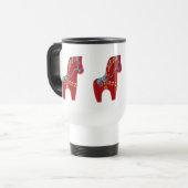Dala Horse Travel Mug Reisbeker (Voorkant links)