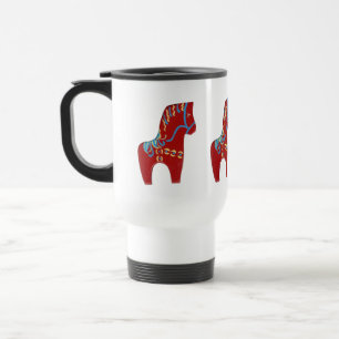 Dala Horse Travel Mug Reisbeker