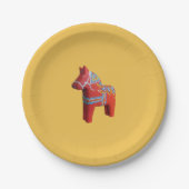 Dala Horse van Julia Paper Bord (Voorkant)