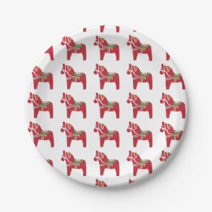 Dala Horse van Julia Persson-Morrill Paper Bord
