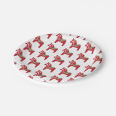 Dala Horse van Julia Persson-Morrill Paper Bord (Gekanteld)