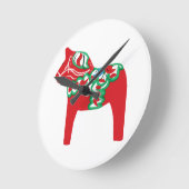 Dala Horse Wall klok (Hoek)