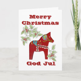Dala Horse Zweedse Kaart