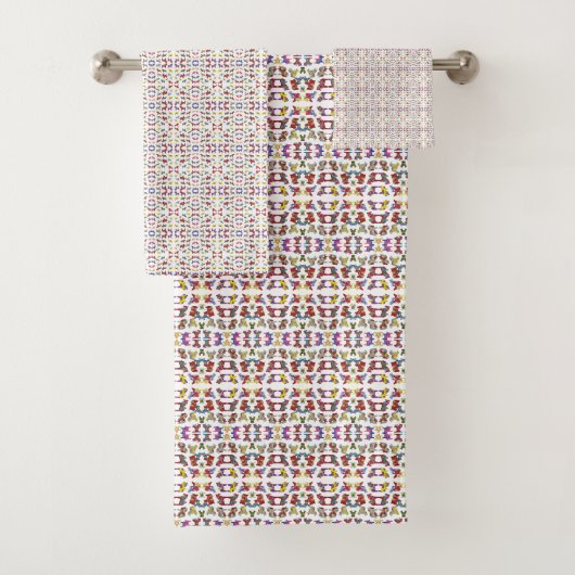 Dala Horses Bath Towel Set Bad Handdoek (Insitu)
