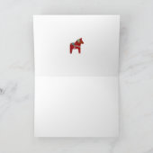 Dala Horses Bedankkaart (Binnen)