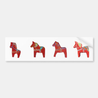 Dala Horses Bumpersticker