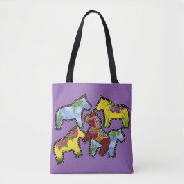 Dala Horses Canvas tas