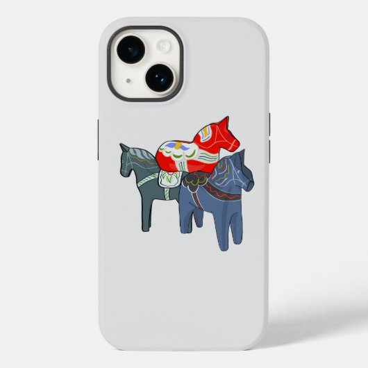 Dala Horses Case-Mate iPhone Case (Achterkant)