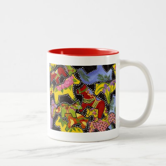 Dala Horses Coffee Mok (Rechts)