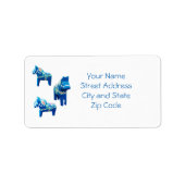 Dala Horses Etiket (Voorkant)
