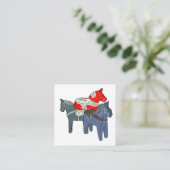 Dala Horses Informatiekaartje (Staand voorkant)