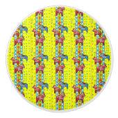 Dala Horses Keramische Knop (Voorkant)