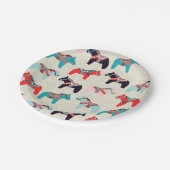 Dala Horses Paper Borden Papieren Bordje (Gekanteld)