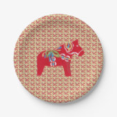 Dala Horses Papieren Bordje (Voorkant)