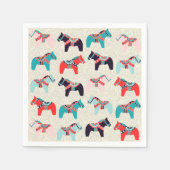 Dala Horses Papieren servetten (Voorkant)