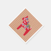 Dala Horses Servet (Hoek)