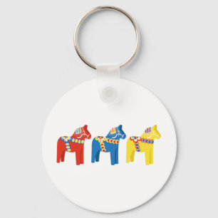 Dala Horses Sleutelhanger