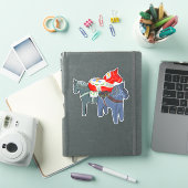 Dala Horses Sticker (iPad Cover)