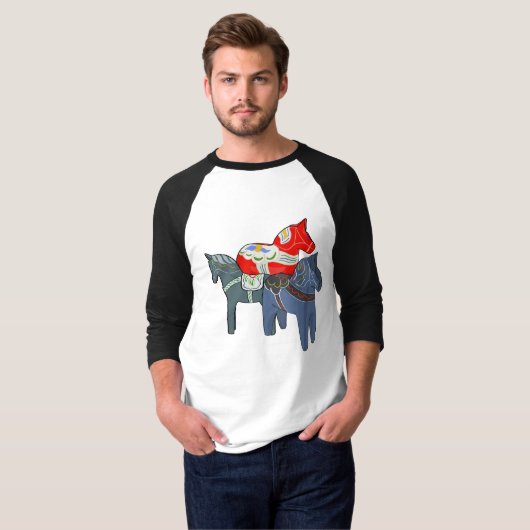 Dala Horses T-shirt (Voorkant volledig)