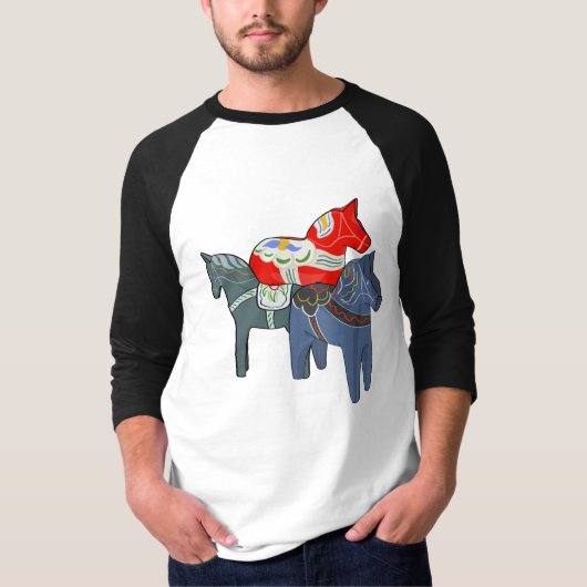 Dala Horses T-shirt (Voorkant)