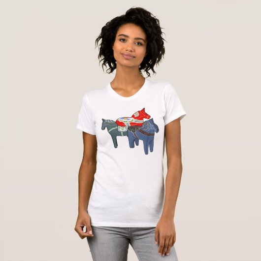 Dala Horses T-shirt (Voorkant volledig)
