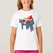 Dala Horses T-shirt (Voorkant)