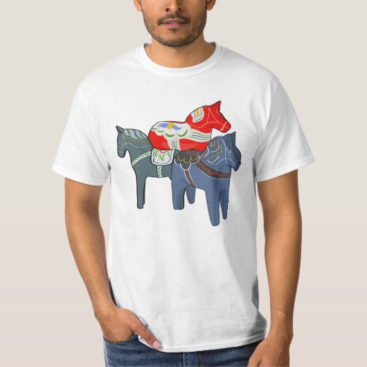Dala Horses T-shirt (Voorkant)