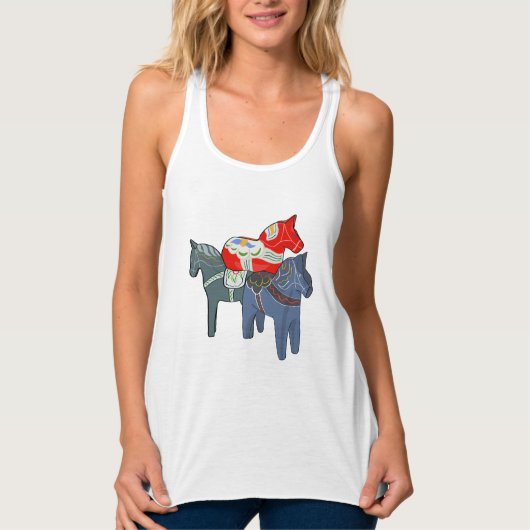 Dala Horses Tanktop (Voorkant)