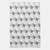 Dala Horses Theedoek (Verticaal)