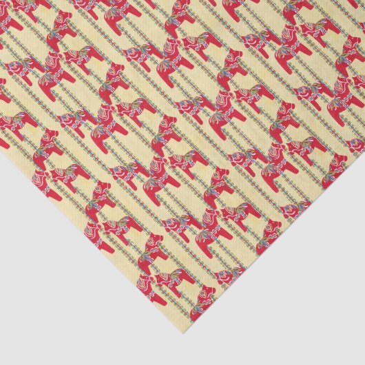 Dala Horses Tissuepapier (Detail)