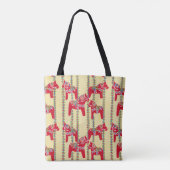 Dala Horses Tote Bag (Achterkant)