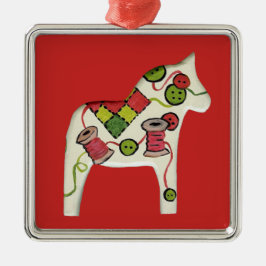 Dala Horses van Quilter Metalen Ornament