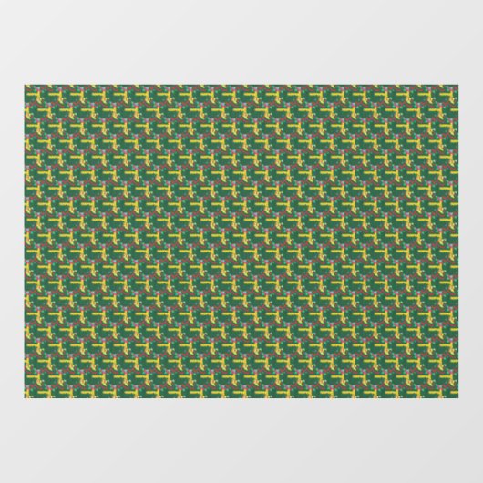 Dala Horses Window Cling Raamsticker (Vel)