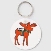 Dala Moose Sleutelhanger (Voorkant)