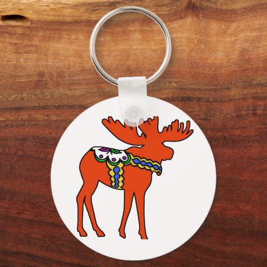 Dala Moose Sleutelhanger (Voorkant)