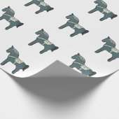 Dala-paard Cadeaupapier (Hoek)