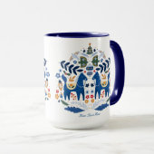 Dala Paard - Home Sweet Home Mok (Voorkant rechts)