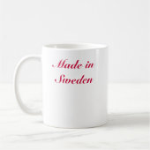 Dala paard, Made in Zweden Koffiemok (Links)