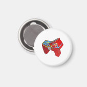 Dala paard magnet (Voorkant / Achterkant)