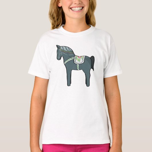 Dala-paard T-shirt (Voorkant)