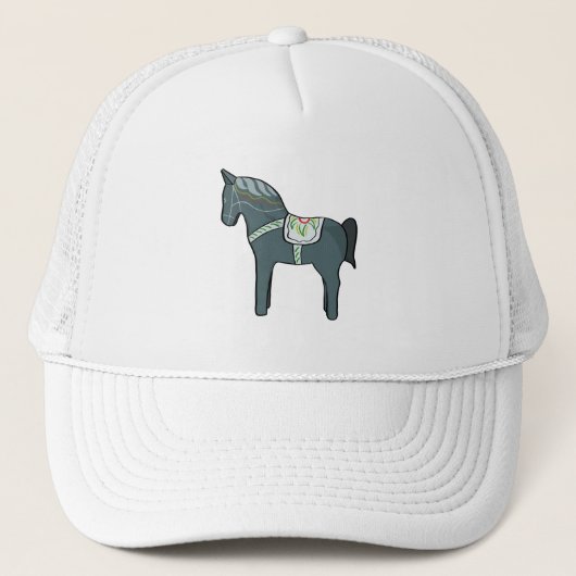 Dala-paard Trucker Pet (Voorkant)