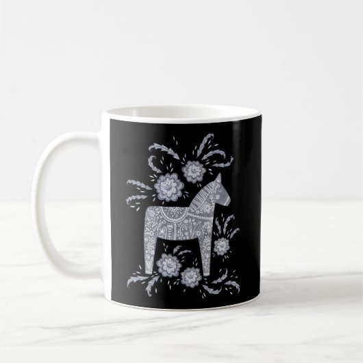 Dala Paard Zweeds Koffiemok (Links)