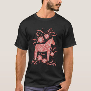 Dala Paard Zweeds T-shirt
