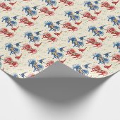 Dala Paarden Cadeaupapier (Hoek)