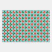 Dala Paarden Gemengde Kerstpatronen Inpakpapier Vel (Voorkant 3)