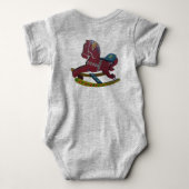 Dala Rocking Horse Romper (Achterkant)