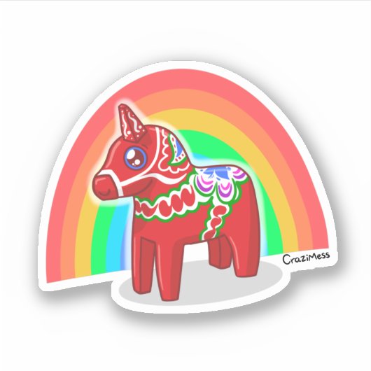 Dalacorn Rainbow Sticker (Voorkant)